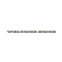 WELCOME HOME STICKER 1