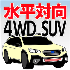 Japan SUV wagon 4WD Horizontally
