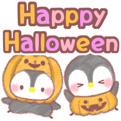 halloween message penguin 14