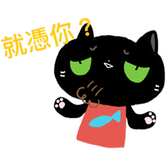 黑貓和她的大眼晴