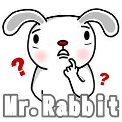 Mr. Rabbit Super cute!