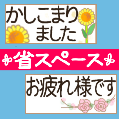 Space saving stickers for adult woman