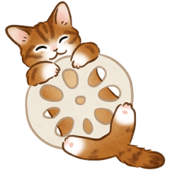 Cat sticker (Japanese puns)