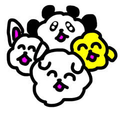 Cotton Animals Friends 3