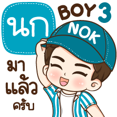 Boy name is "Nok" Ver.3