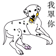 Wangbee: a dalmatian