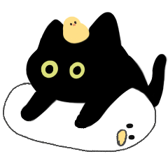 魚餅-真的很疲憊的黑貓與朋友2