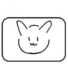 Cute rabbit-chan sticker