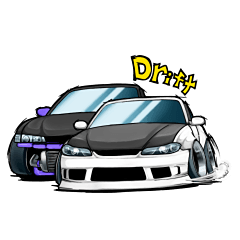 Drift Car Sticker Ver.1