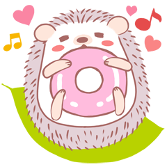 always cheerful Hedgehog