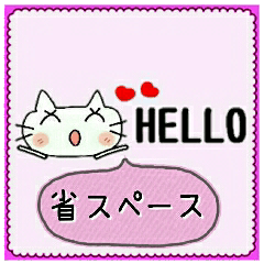 Convenient!Cute cat sticker!7