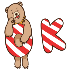 ちょっぴりおちゃめなくまのボギースタンプ