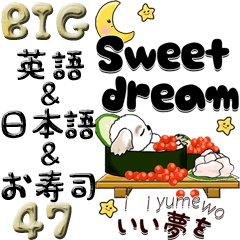 【Big】シーズー47『英語＆日本語』お寿司