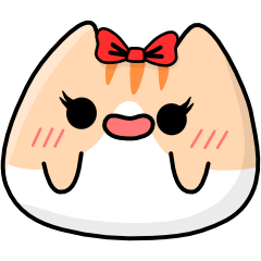 Adorable mochi Cat