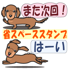 Space-saving dachshund