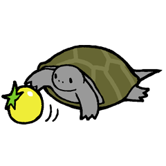 MR's sticker [a turtle].
