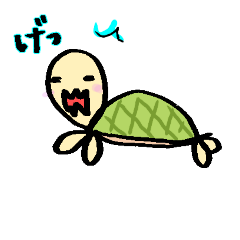 Turtle turtle sticker