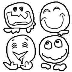 にっこりくん がっかりさん Line スタンプ Line Store