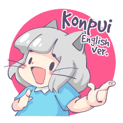 Konpui Starter Sticker Set (English)