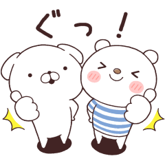 Cute White Dogs×SHIROKUMA