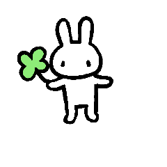 Simple sticker(rabbit)