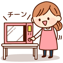 働くママさんスタンプ