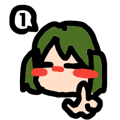 Stickers of a girl Monaca