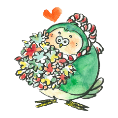 Kakapo daimyouzin sticker