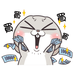 好想兔 出頭呷多 Line貼圖 Line Store
