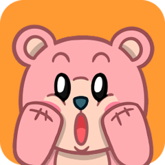 곰 100 % 핑크 : ANIMATED