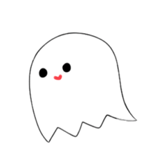 Cute ghost stamp1