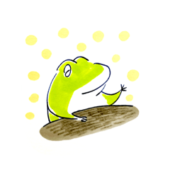 dairy frog Sticker3