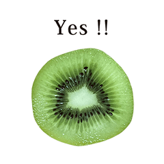 kiwi fruit sticker 5 English