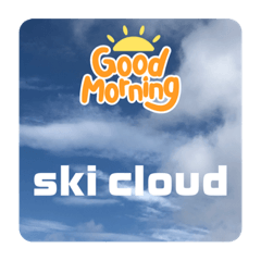 ski  cloud love