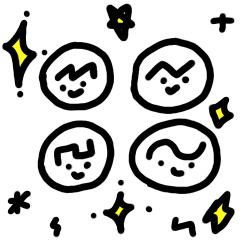 oscillator brothers face stickers