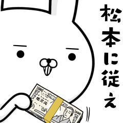 Suspect Matsumoto rabbit