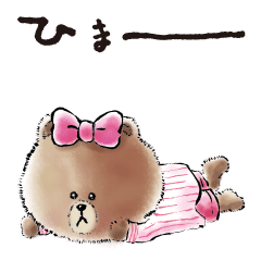 Fluffy Mofumofu BROWN & FRIENDS sticker