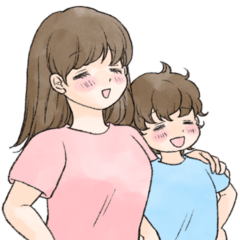 Ao-chan and mom's daily life