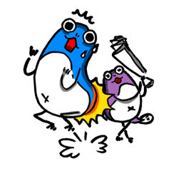 Blue Frogs