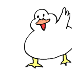 Monochrome duck