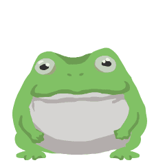 Plump Lucky Frog
