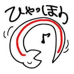 BAKU-LET'S Red Snake Daily Sticker