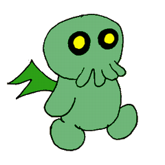 The cute Cthulhu stickers