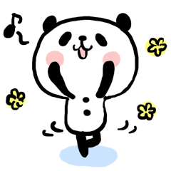 panda sticker+