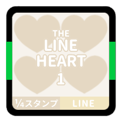 THE LINE HEART 1 [1-4][WHITE][L]