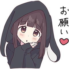 くるみちゃん。17(黒うさぎ)