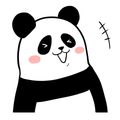 Fatty & Pretty Panda Sticker 2nd edition
