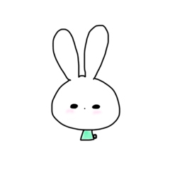 Side-eyed rabbit