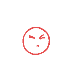 Basic Circle Face Emoji  .  nong OvO