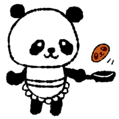 Panda greeting Sticker